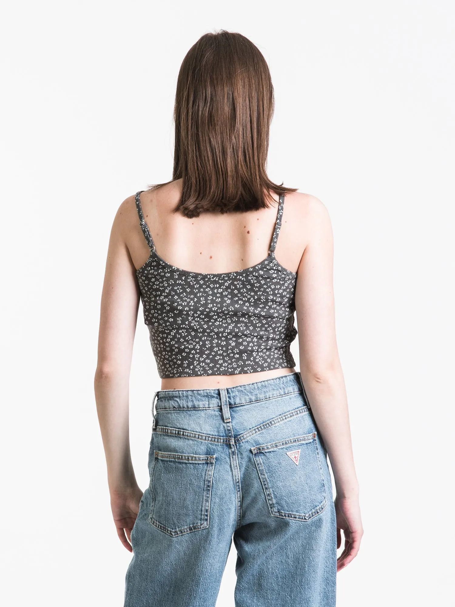 HARLOW KIKI POINTELLE DITSY Tank Top - CLEARANCE sold by Boathouse product image thumbnail 2