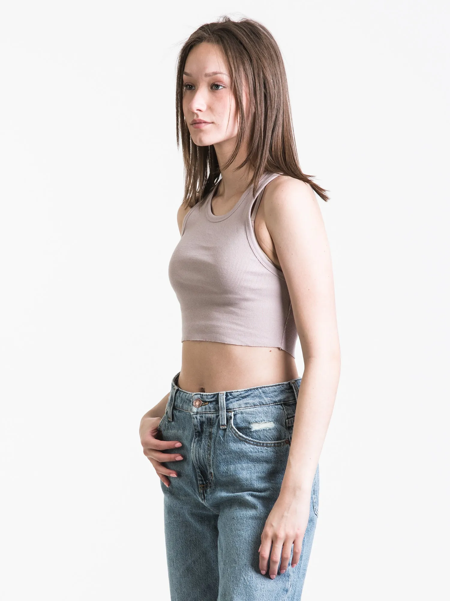 HARLOW HIGH NECK Tank Top - CLEARANCE sold by Boathouse product image thumbnail 3