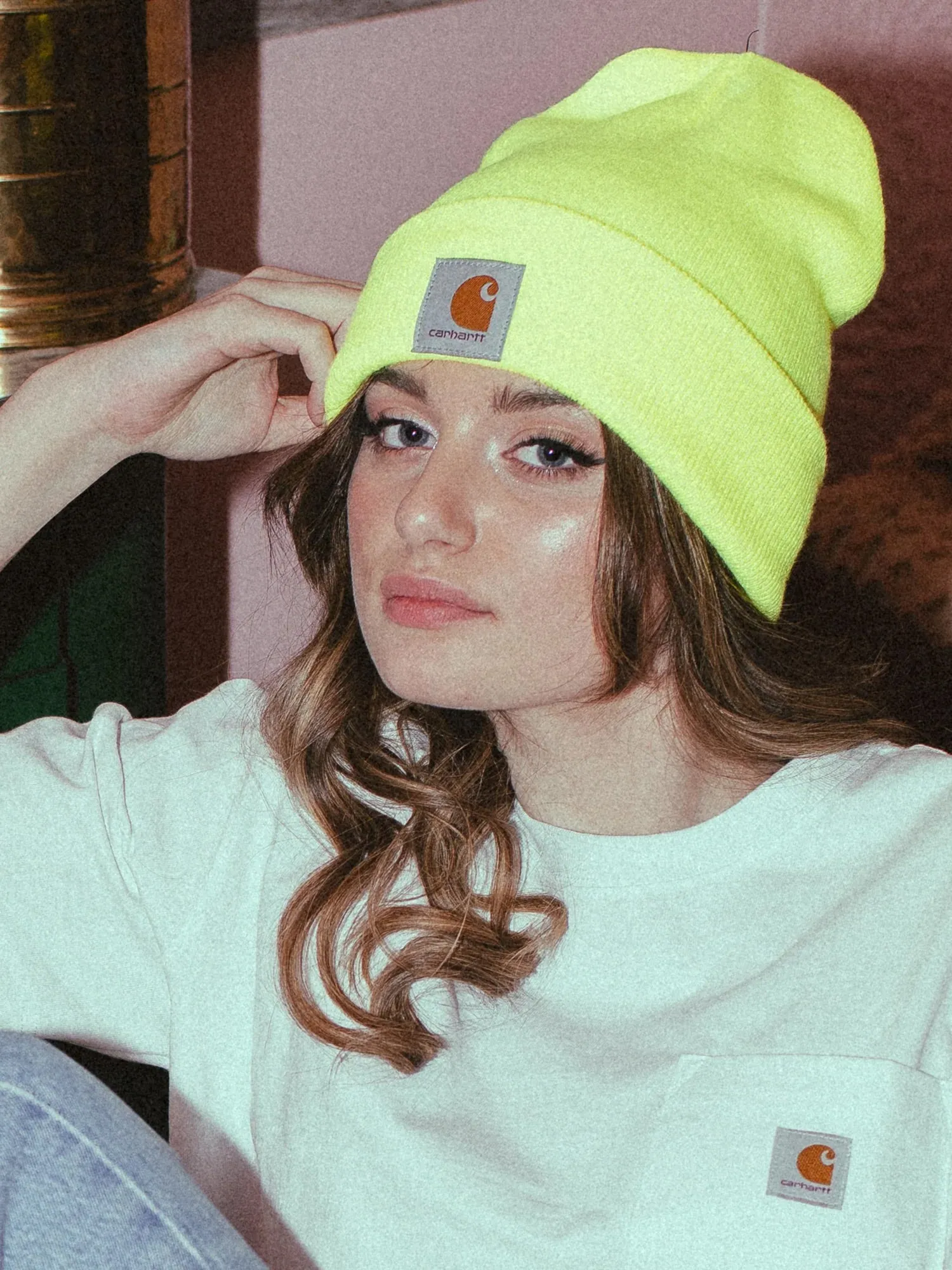 CARHARTT WATCH BEANIE - BRITE LIME sold by Boathouse product image thumbnail 2