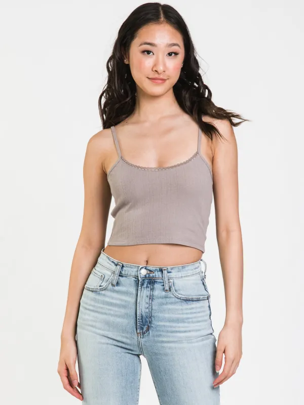 HARLOW KIKI POINTELLE Tank Top - CLEARANCE sold by Boathouse