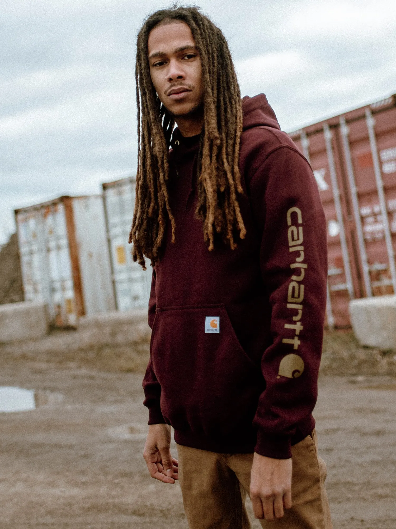 CARHARTT SLEEVE PULLOVER HOODIE sold by Boathouse