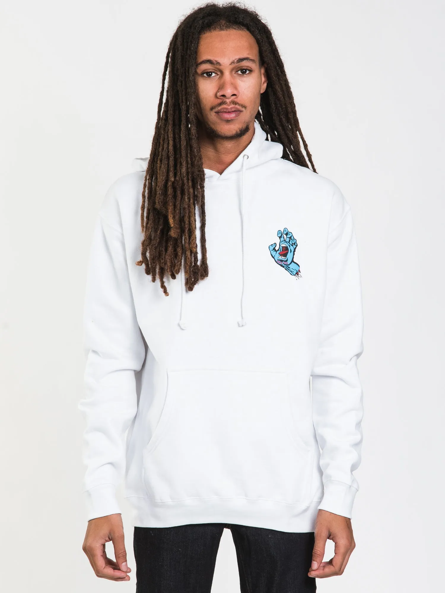 SANTA CRUZ SCREAMING HAND PULL OVER HOODIE - CLEARANCE sold by Boathouse
