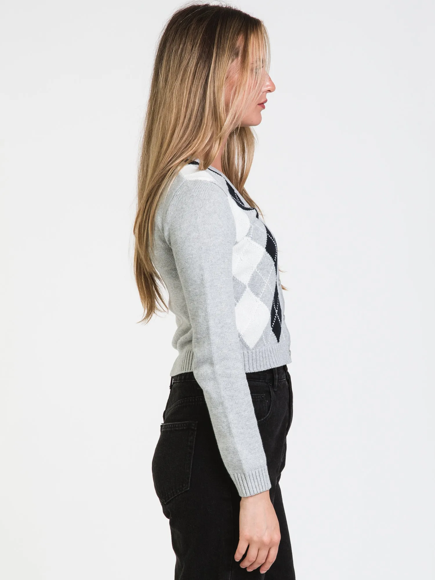 HARLOW ANYA ARGYLE CARDI - CLEARANCE sold by Boathouse product image thumbnail 3