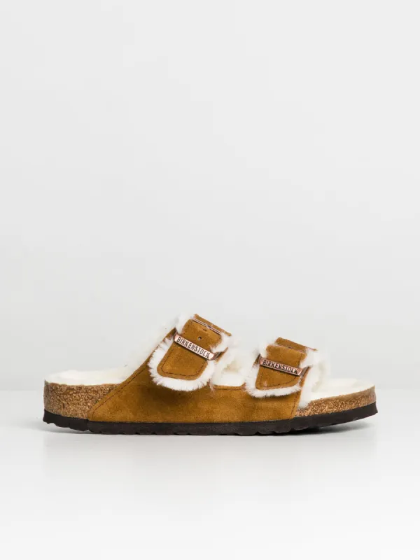 WOMENS BIRKENSTOCK ARIZONA SHEARLING REGULAR SANDALS - CLEARANCE sold by Boathouse