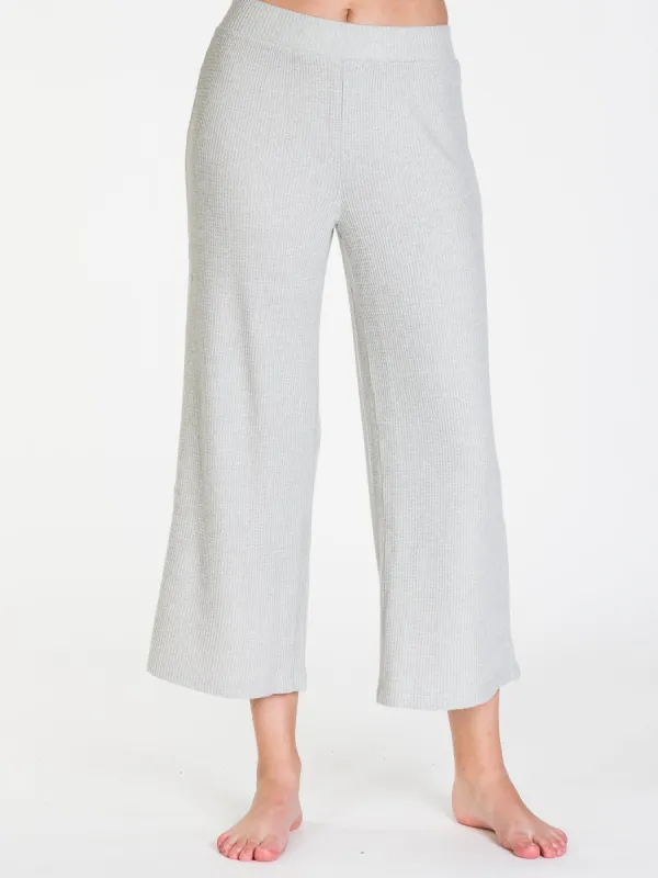HARLOW WAFFLE WIDE LEG PANT - CLEARANCE sold by Boathouse