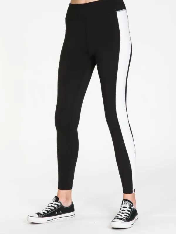 VOLCOM LIVE IN LOUNGE WHITE STRIPE LEGGING  - CLEARANCE sold by Boathouse