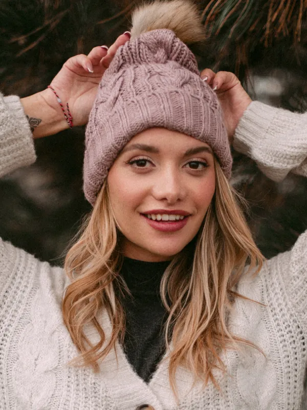 HARLOW LILY FAUX FUR POM sold by Boathouse