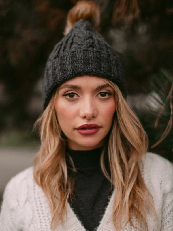 HARLOW LILY FAUX FUR POM sold by Boathouse