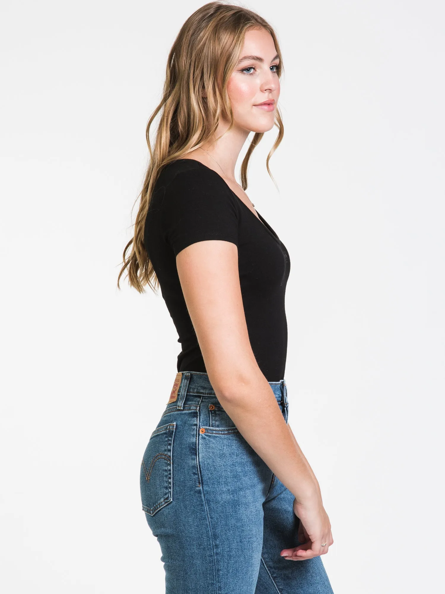 GUESS ASH LOGO BODYSUIT - CLEARANCE sold by Boathouse product image thumbnail 3