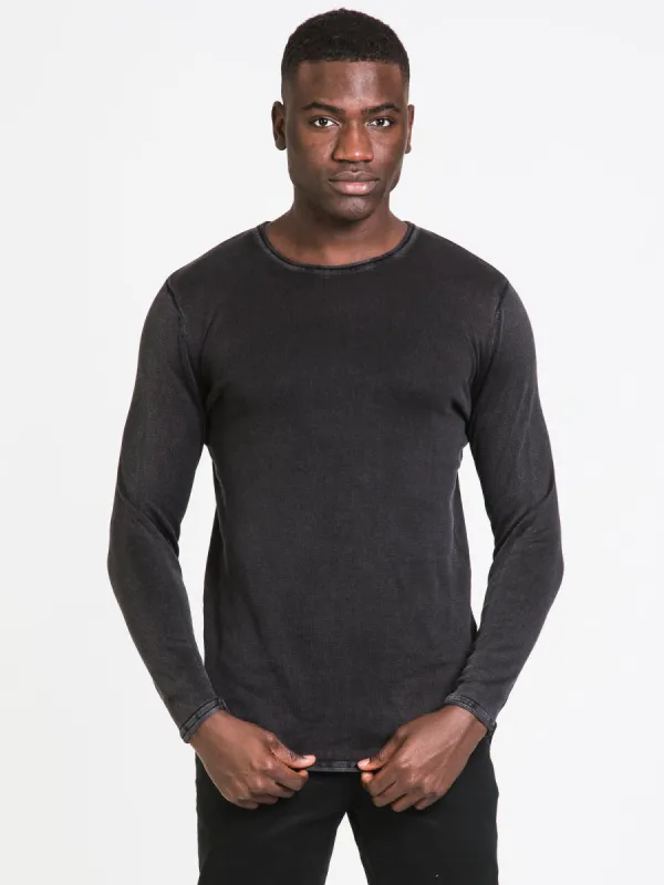 ONLY GARSON LONG SLEEVE CURVED CREW - CLEARANCE sold by Boathouse