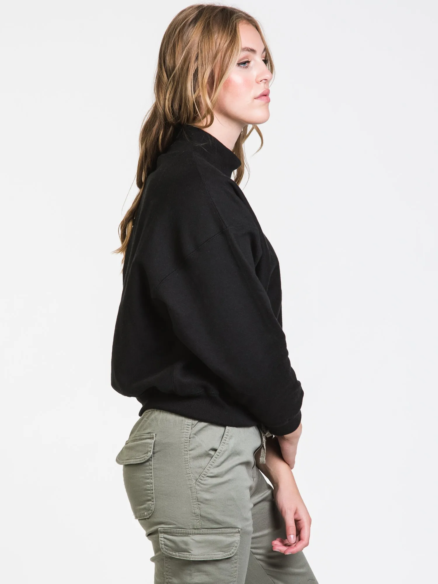 CHAMPION REVERSE WEAVE MOCK "C" CROP - CLEARANCE sold by Boathouse product image thumbnail 3
