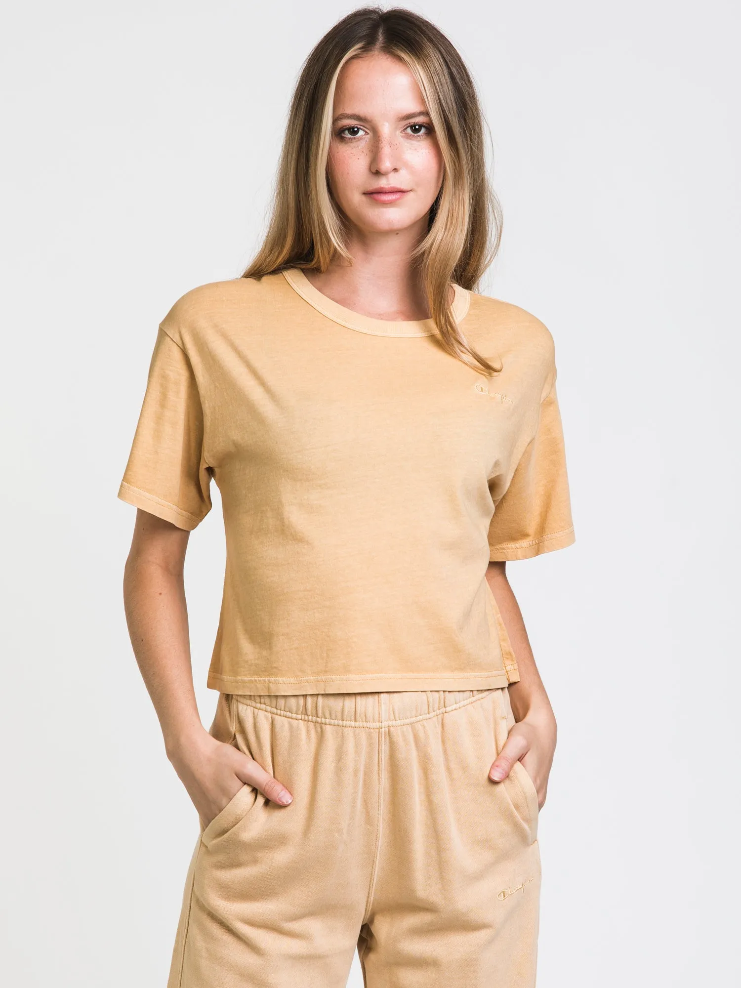 CHAMPION CROP L/A "C" TEE - CLEARANCE sold by Boathouse