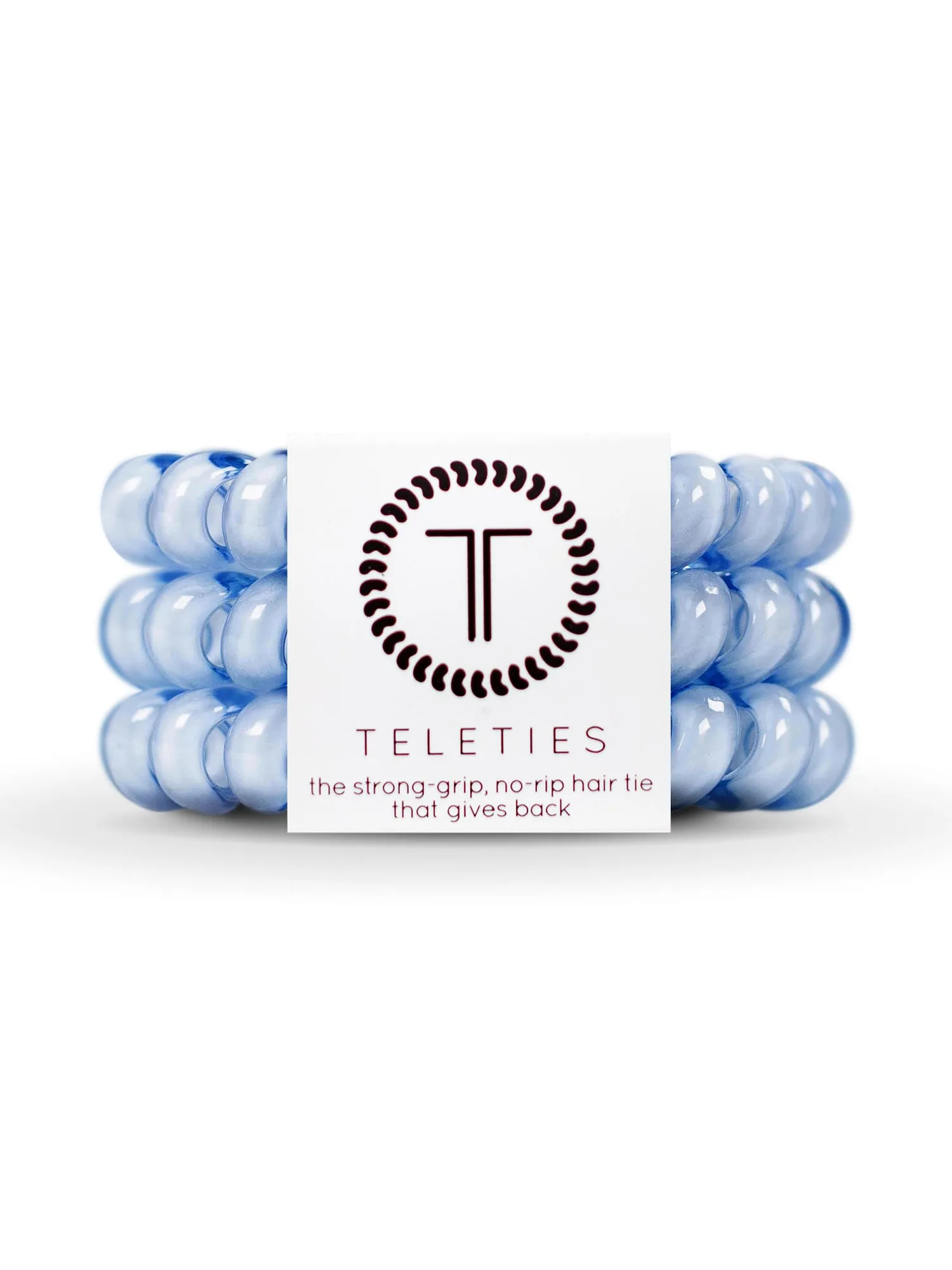 TELETIES HAIR TIE LARGE - WASHED DENIM sold by Boathouse