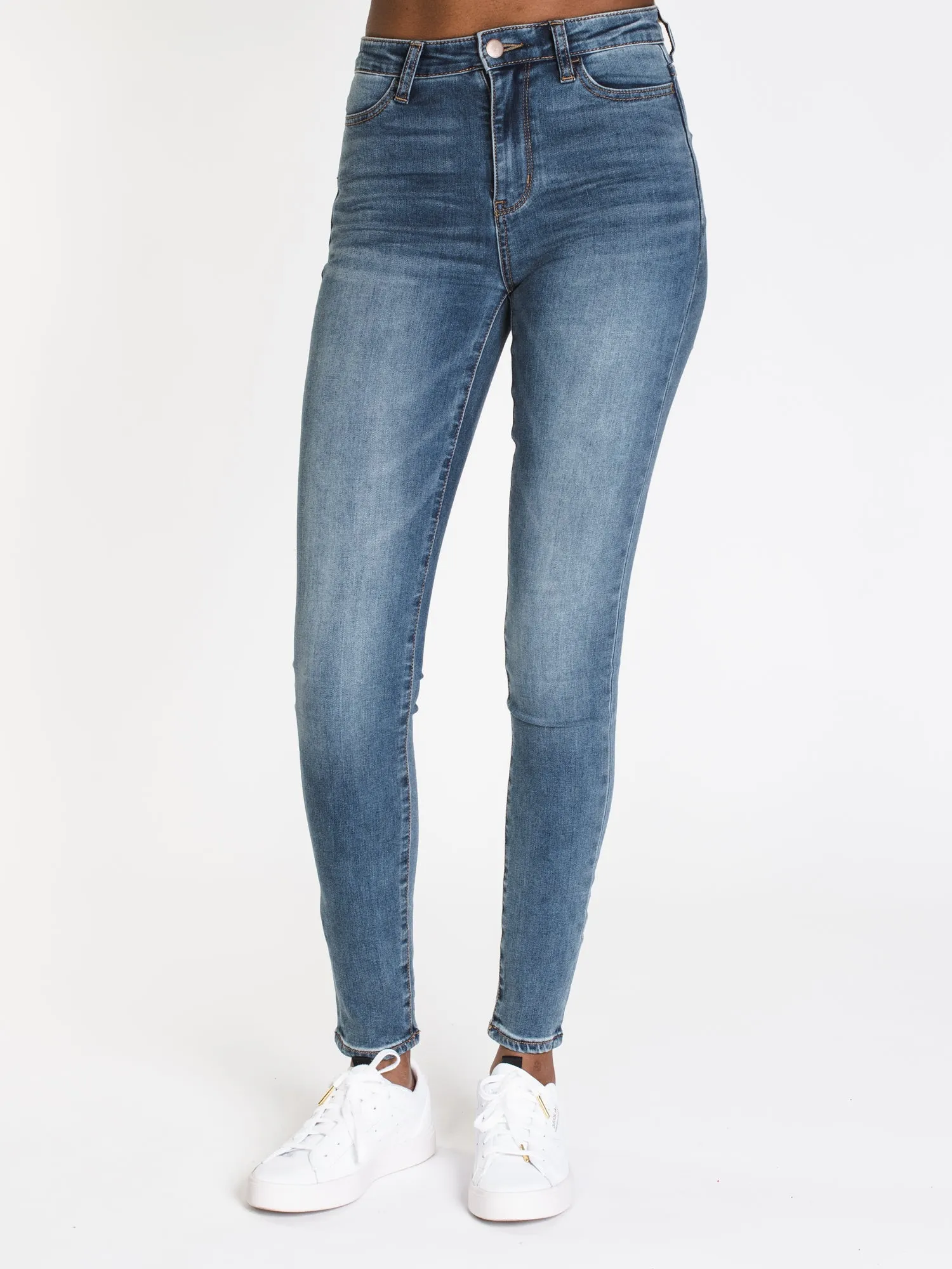 WOMENS HI-RISE SKINNY DENIM - MID - CLEARANCE sold by Boathouse