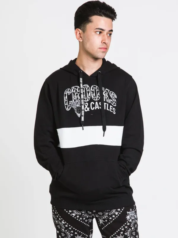 CROOKS & CASTLES LUX EMBROIDERED LOGO PULLOVER HOODIE - CLEARANCE sold by Boathouse