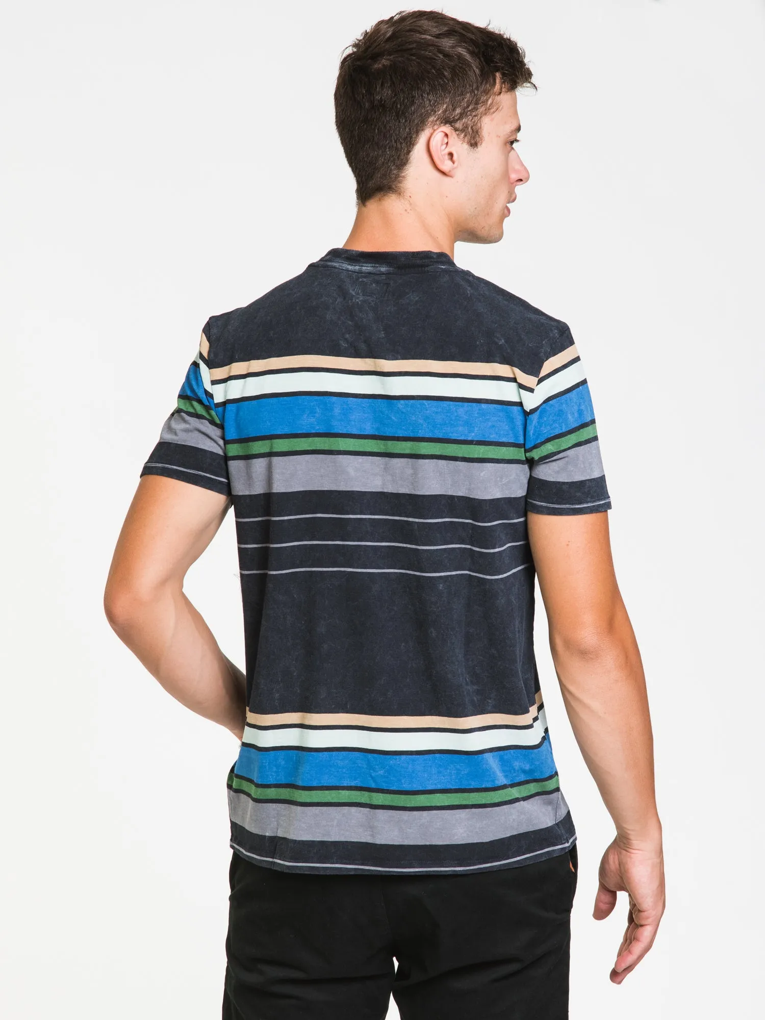 GUESS EU CANAL STRIPPED WASHED T-SHIRT - CLEARANCE sold by Boathouse product image thumbnail 2