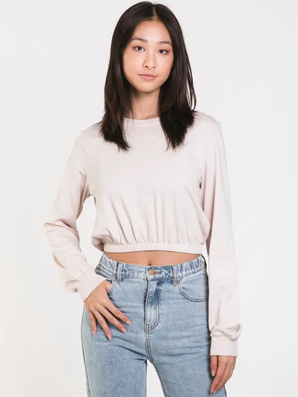 HARLOW MONICA LONG SLEEVE ELASTIC TEE - CLEARANCE sold by Boathouse