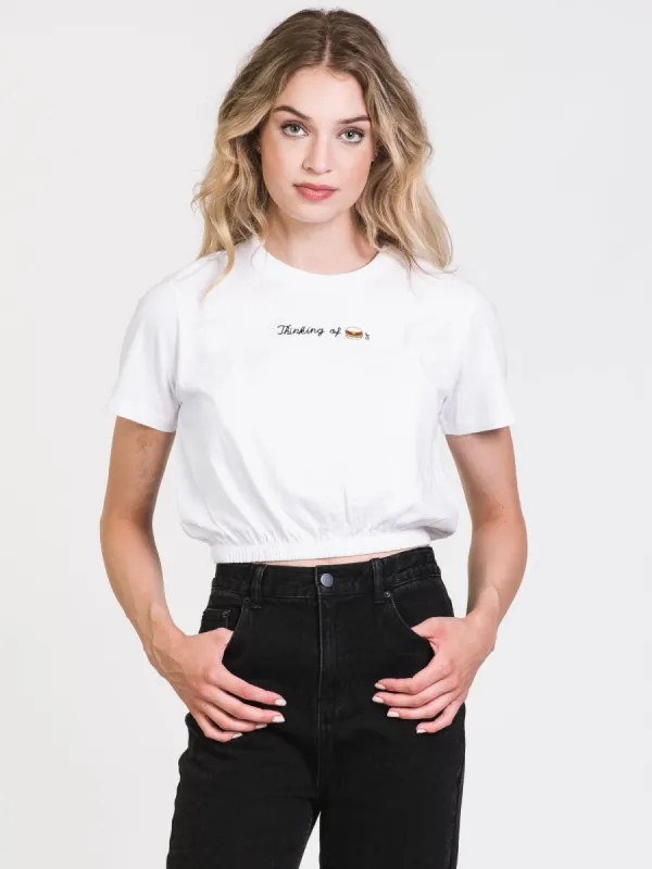 HARLOW MONICA ELASTIC TEE  - CLEARANCE sold by Boathouse