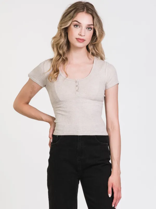HARLOW CARA HENLEY TEE MIX - CLEARANCE sold by Boathouse