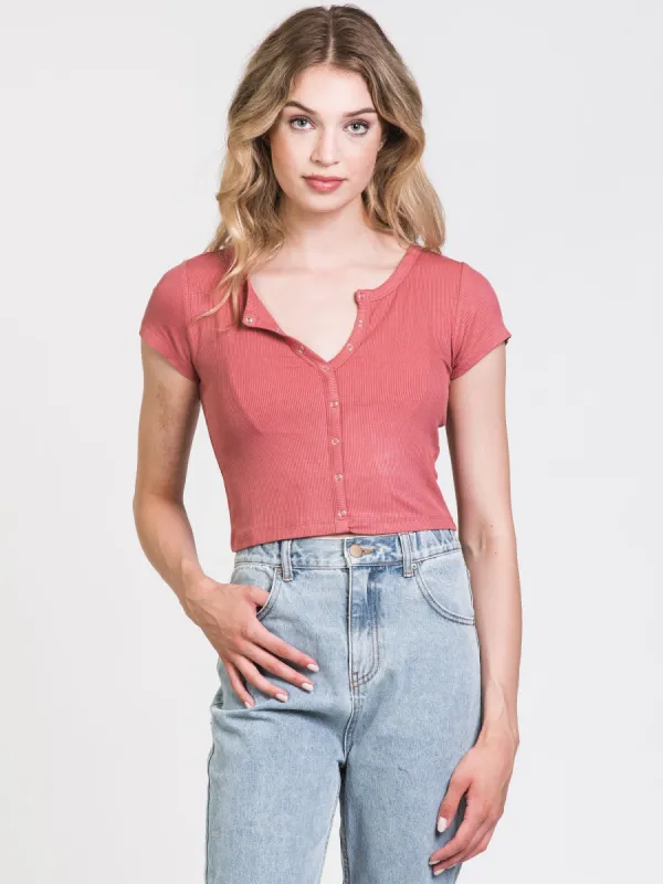 HARLOW MARIA SNAP TEE - CLEARANCE sold by Boathouse