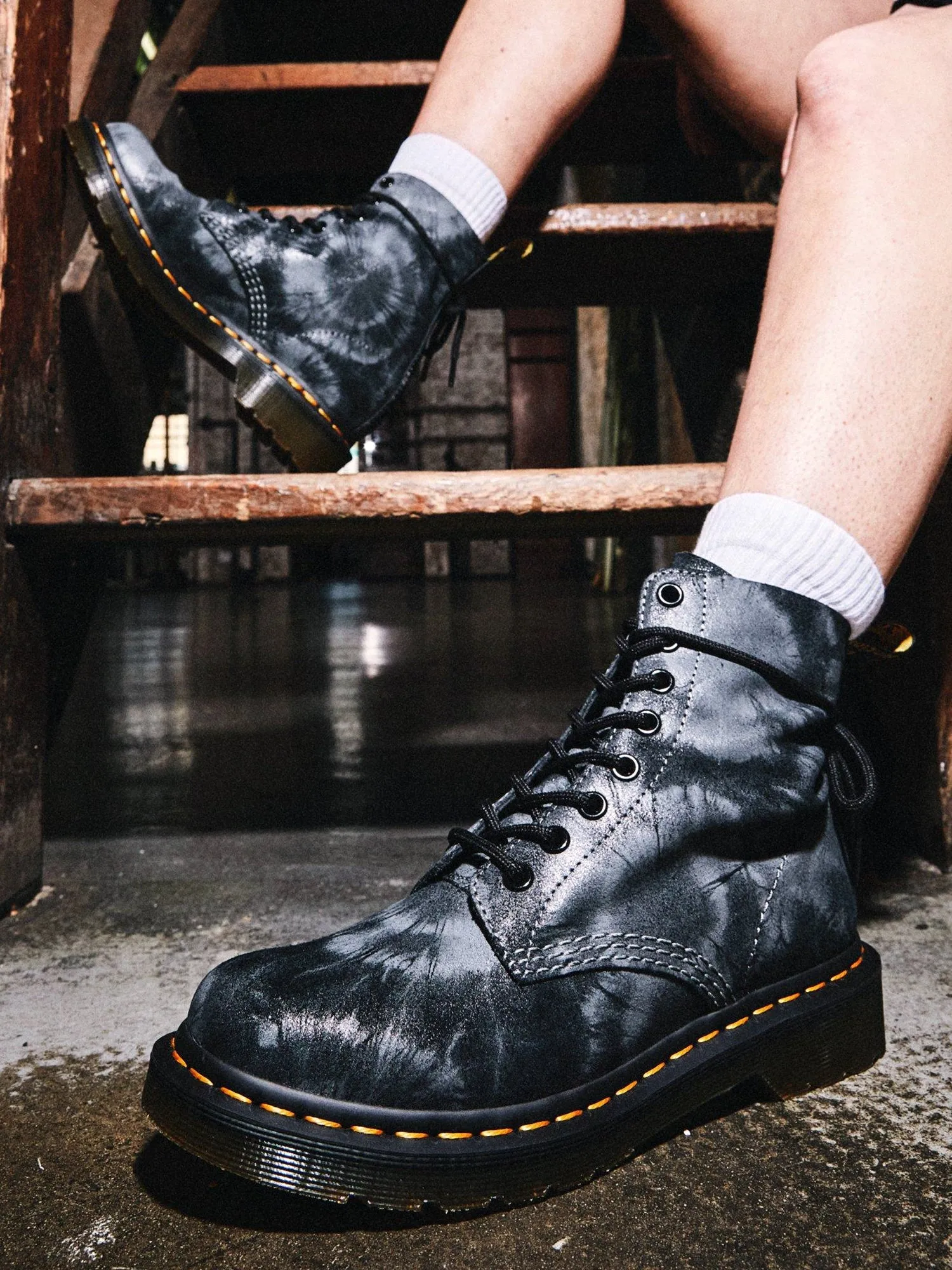 WOMENS DR MARTENS 1460 PASCAL TIE DYE BOOT - CLEARANCE sold by Boathouse product image thumbnail 5