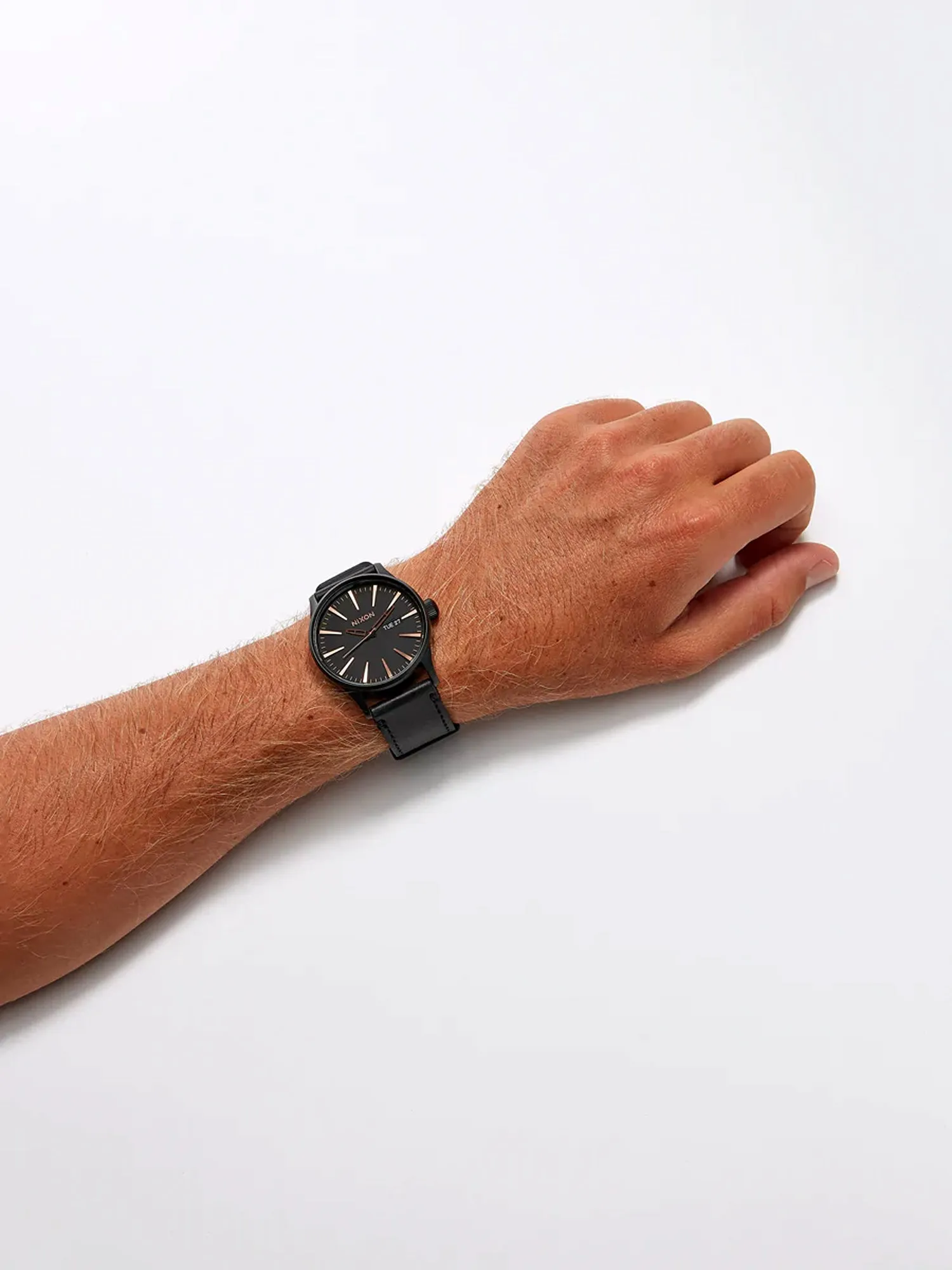 NIXON SENTRY LEATHER WATCH sold by Boathouse product image thumbnail 3