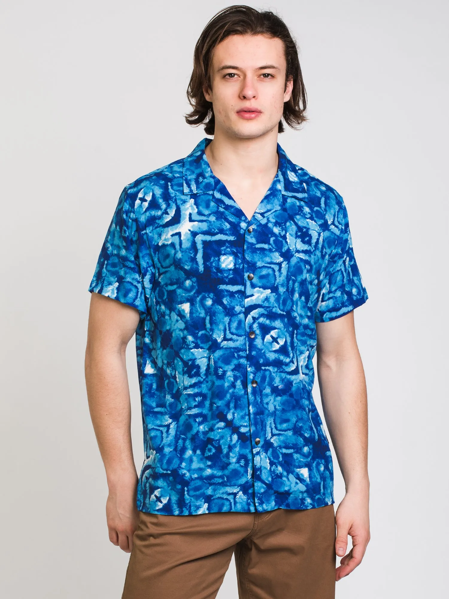 ISLAND HAZE GLACIER SHORT SLEEVE WOVEN - CLEARANCE sold by Boathouse