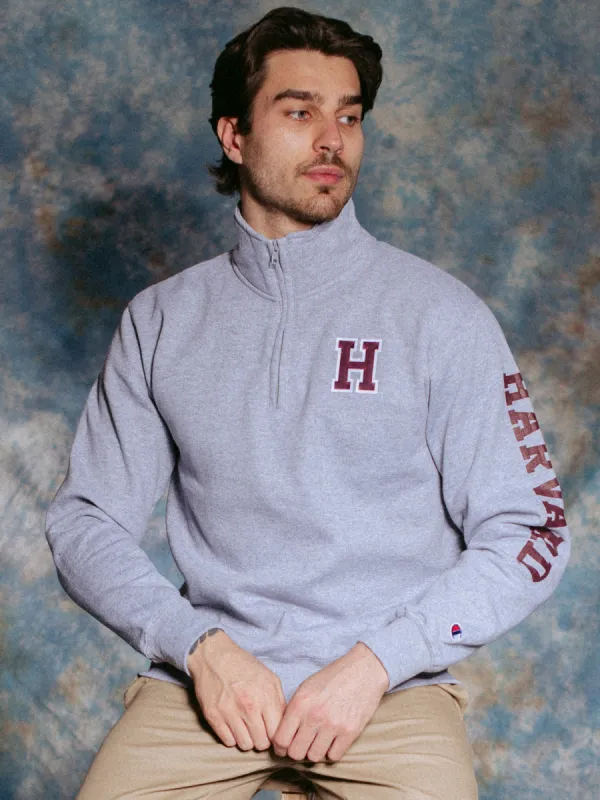 CHAMPION 1/4 ZIP HARVARD UNIVERSITY SWEATER - CLEARANCE sold by Boathouse