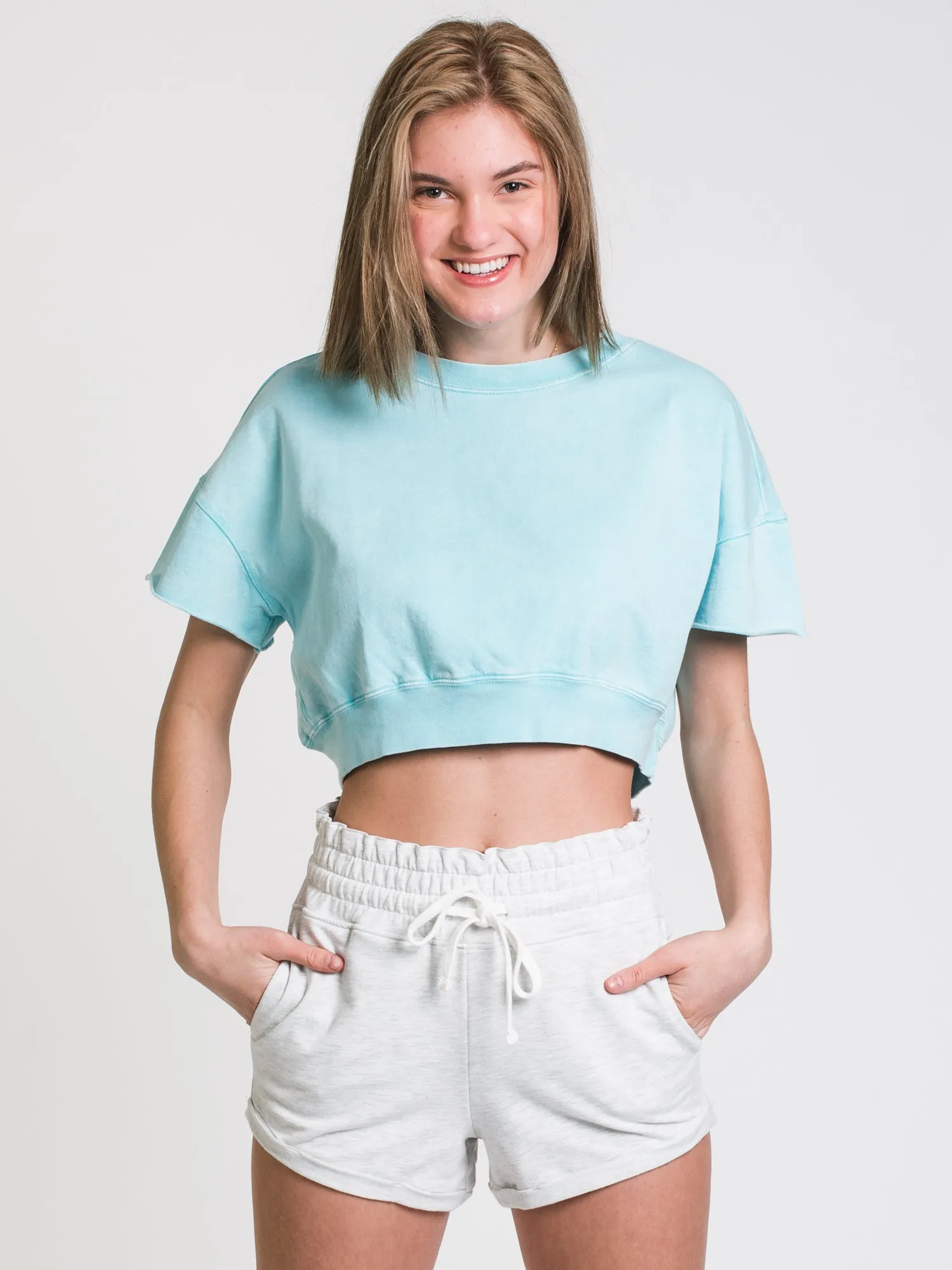 HARLOW GARMENT WASHED TEE - CLEARANCE sold by Boathouse