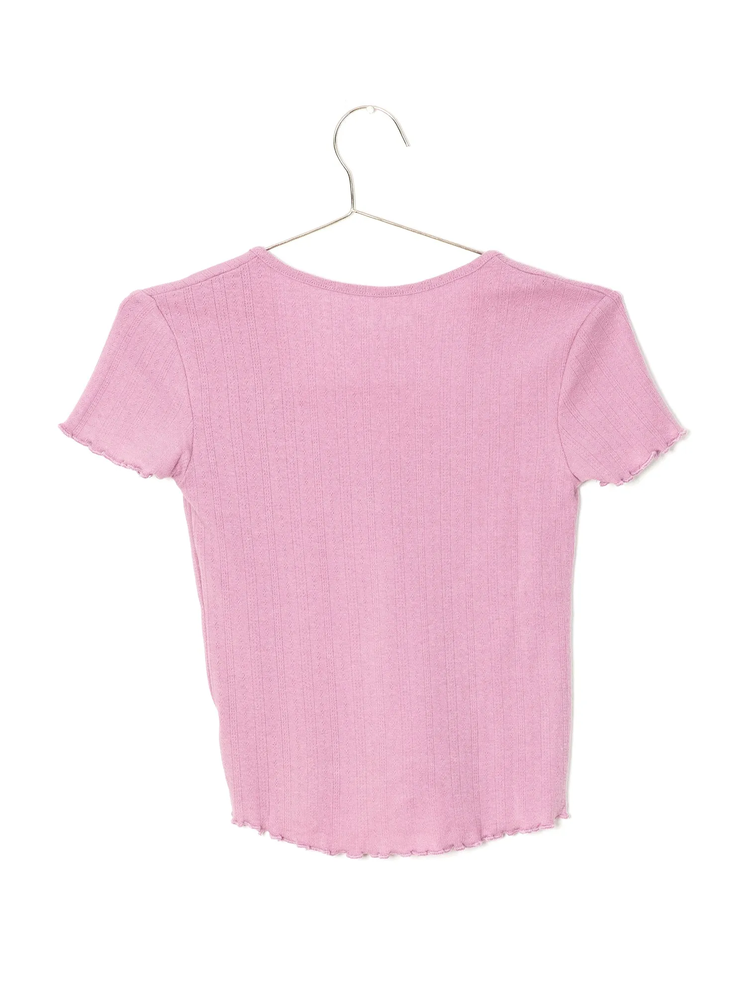 HARLOW POINTELLE SCOOP TEE - CLEARANCE sold by Boathouse product image thumbnail 5