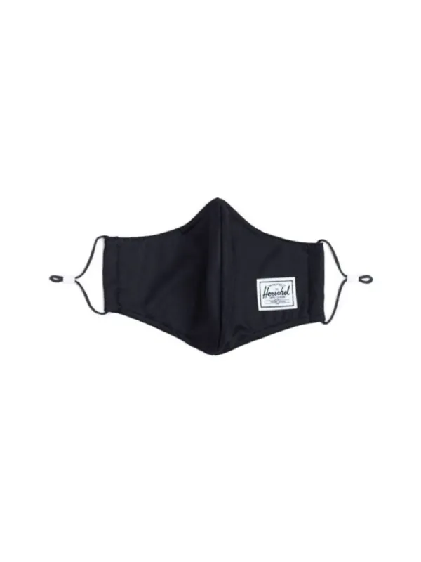 HERSCHEL SUPPLY CO. CLASSIC FITTED FACE MASK - BLACK - CLEARANCE sold by Boathouse