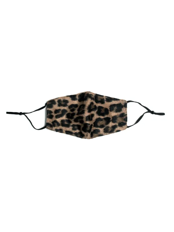 KW FASHION CORP LEOPARD VELVET MASK - BROWN - CLEARANCE sold by Boathouse