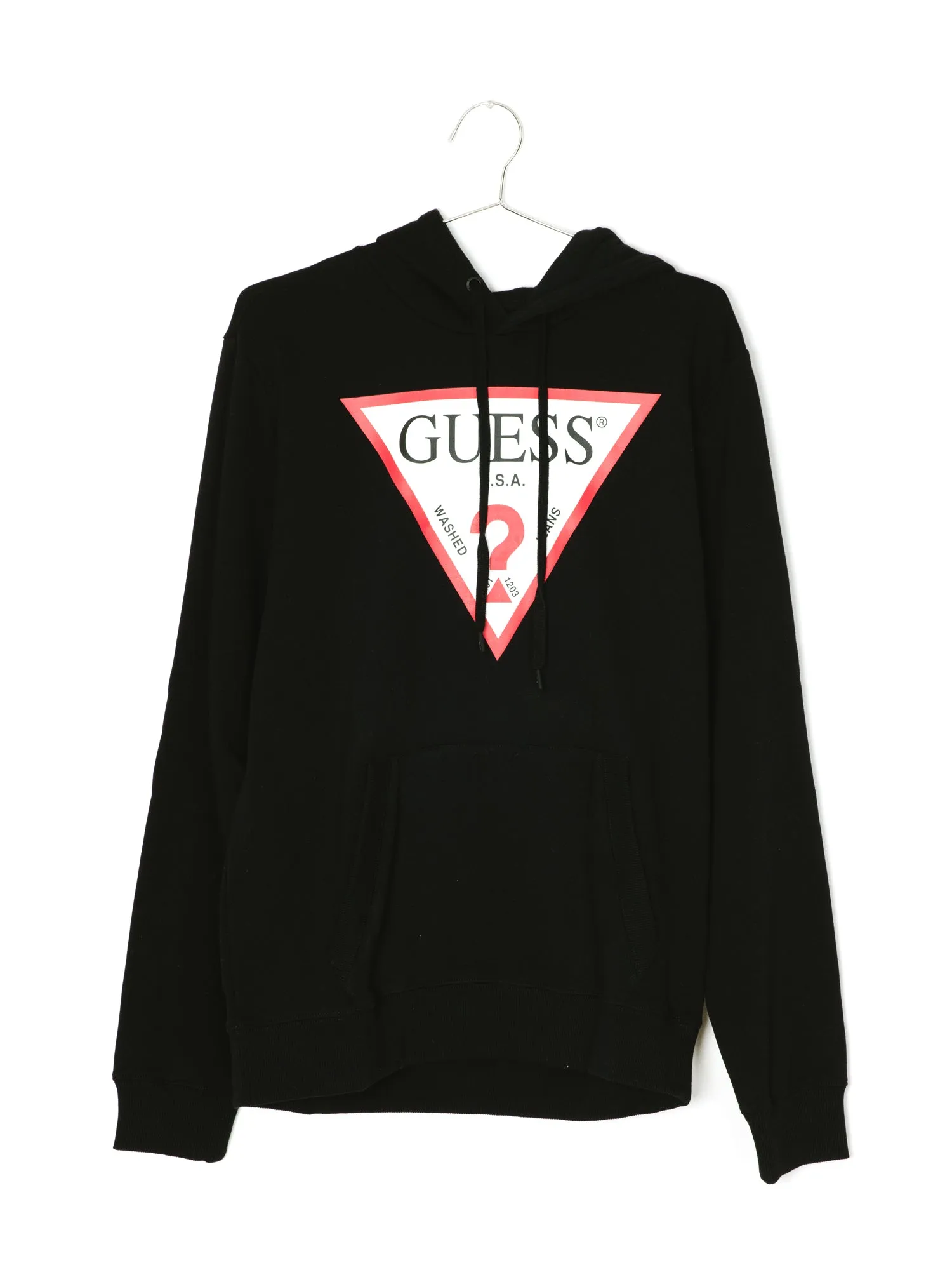 GUESS ECO ROY TRIANGLE LOGO PULLOVER HOODIE - CLEARANCE sold by Boathouse product image thumbnail 3