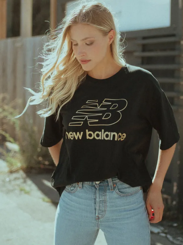 NEW BALANCE STACKED T-SHIRT  - CLEARANCE sold by Boathouse