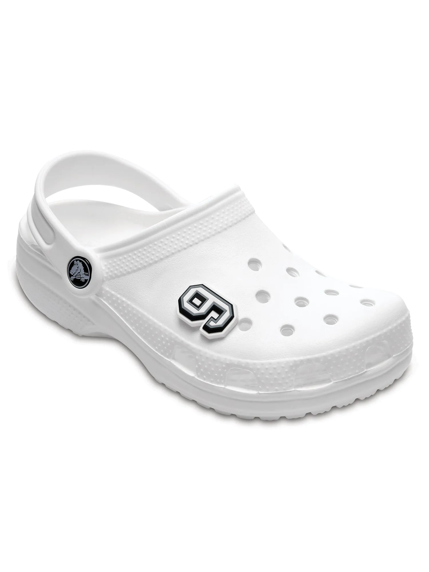 CROCS JIBBITZ BLACK & WHITE NUMBER 9 sold by Boathouse product image thumbnail 2