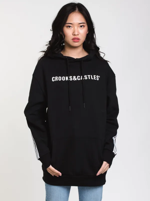 CROOKS & CASTLES TAPE OVER SIZED PULLOVER HOODIE  - CLEARANCE sold by Boathouse