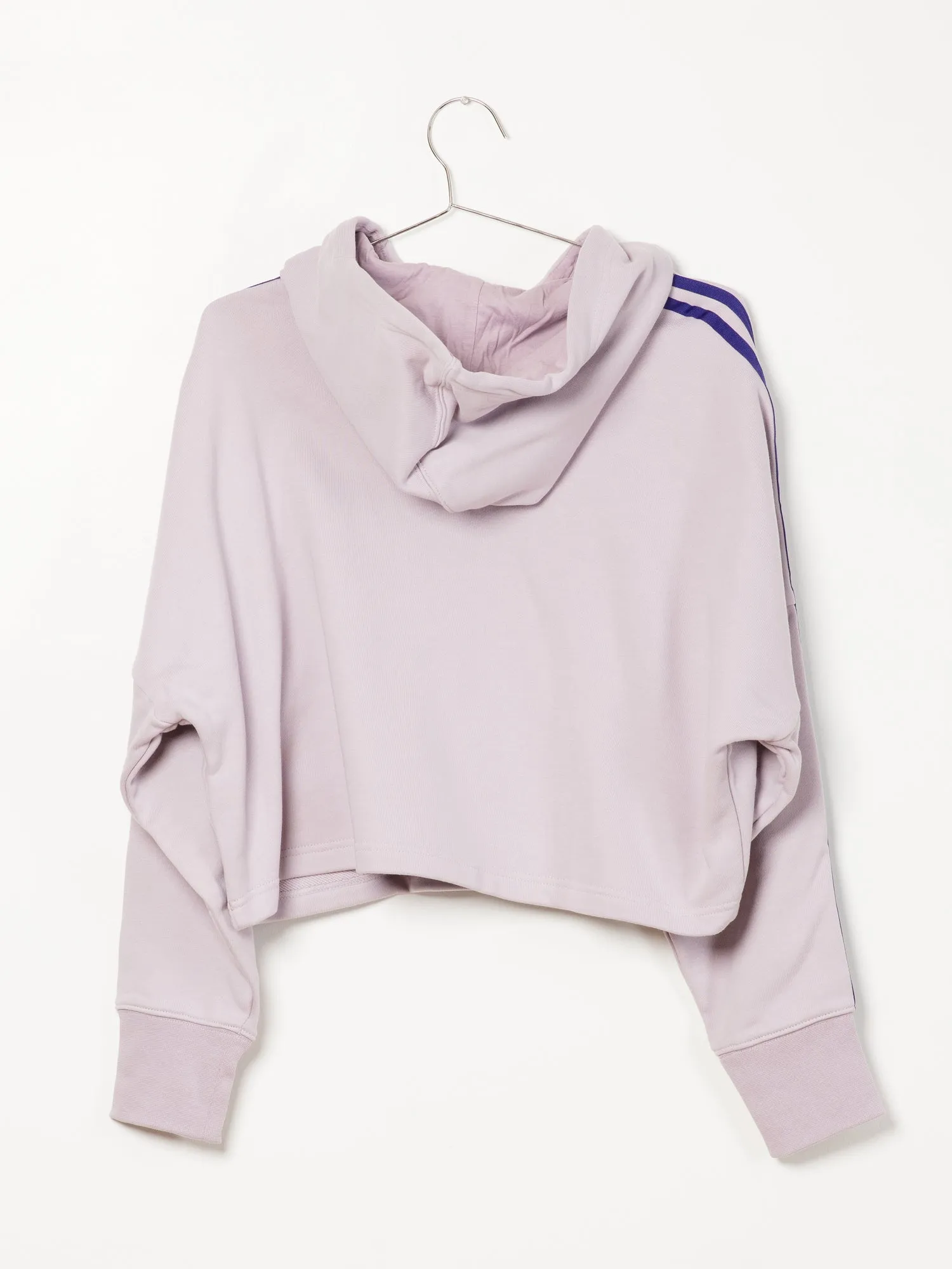ADIDAS 3 STRIPE CUT OFF CROP PULLOVER HOODIE - CLEARANCE sold by Boathouse product image thumbnail 5