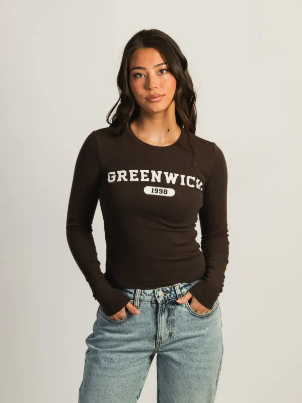 HARLOW CAMILLA LONG SLEEVE - GREENWICH sold by Boathouse