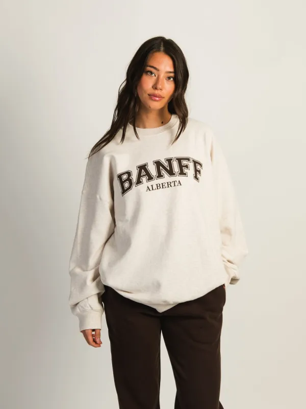 HARLOW MICHELLE PRINT CREWNECK - BANFF made by Harlow