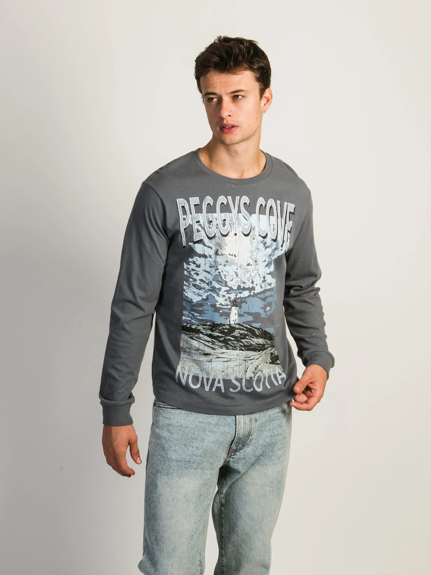 KOLBY PEAKS N CREEKS LONG SLEEVE TEE - PEGGYS COVE - CLEARANCE sold by Boathouse