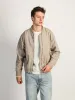 KOLBY CANVAS BOMBER - TAUPE sold by Boathouse