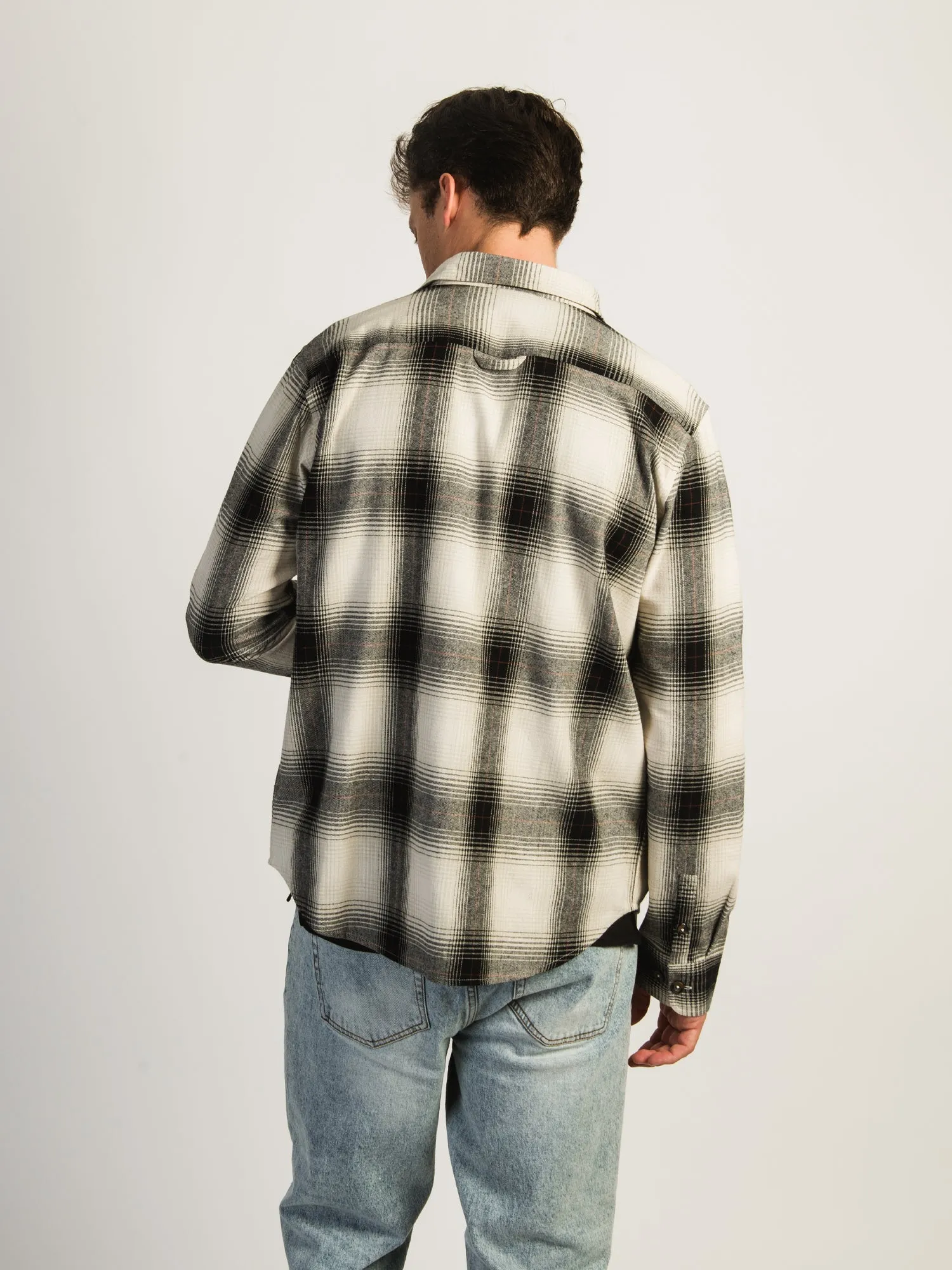 KOLBY CLASSIC PLAID BUTTON UP - STONE sold by Boathouse product image thumbnail 2