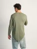 LONG SLEEVE LONGLINE TEE sold by Boathouse
