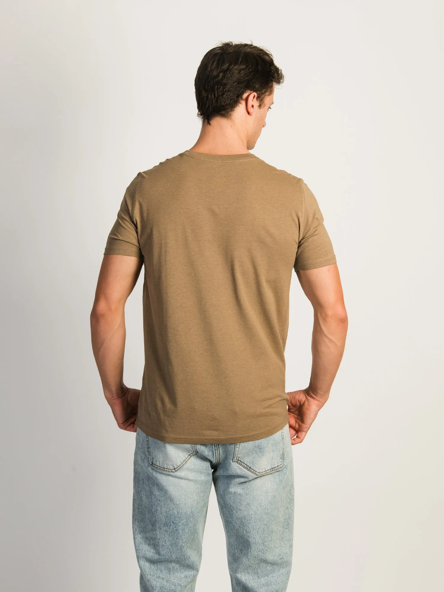 VICTOR V-NECK TEE- HEATEHR BEIGE sold by Boathouse product image thumbnail 2