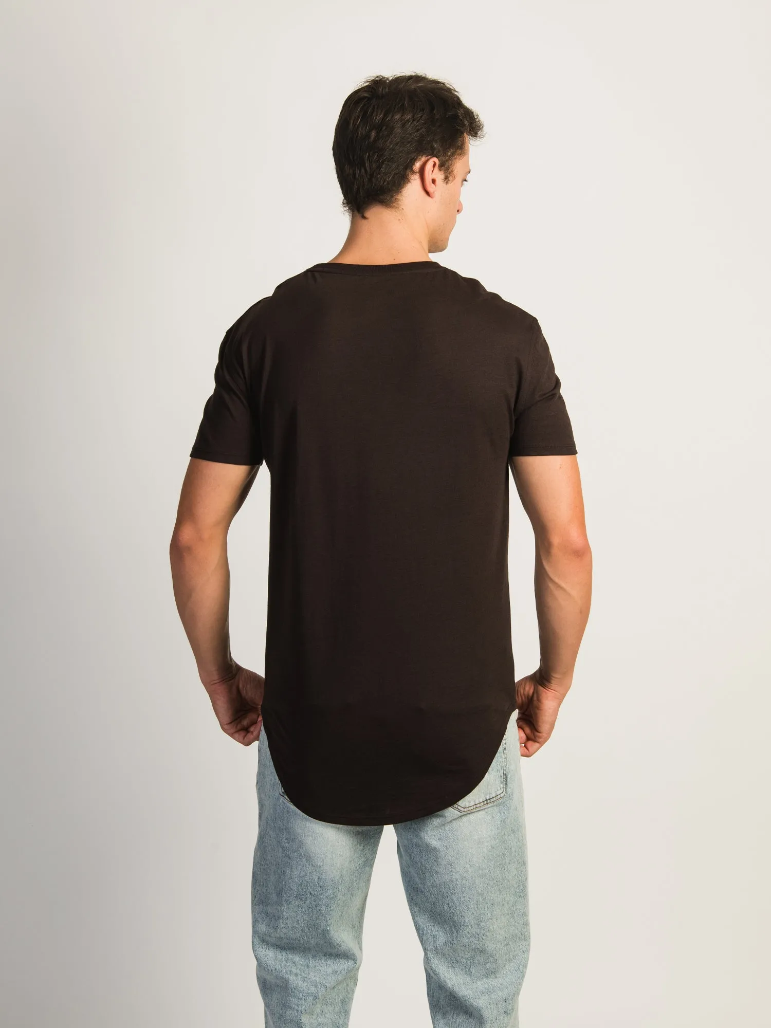 LONGLINE TEE- BROWN sold by Boathouse product image thumbnail 2