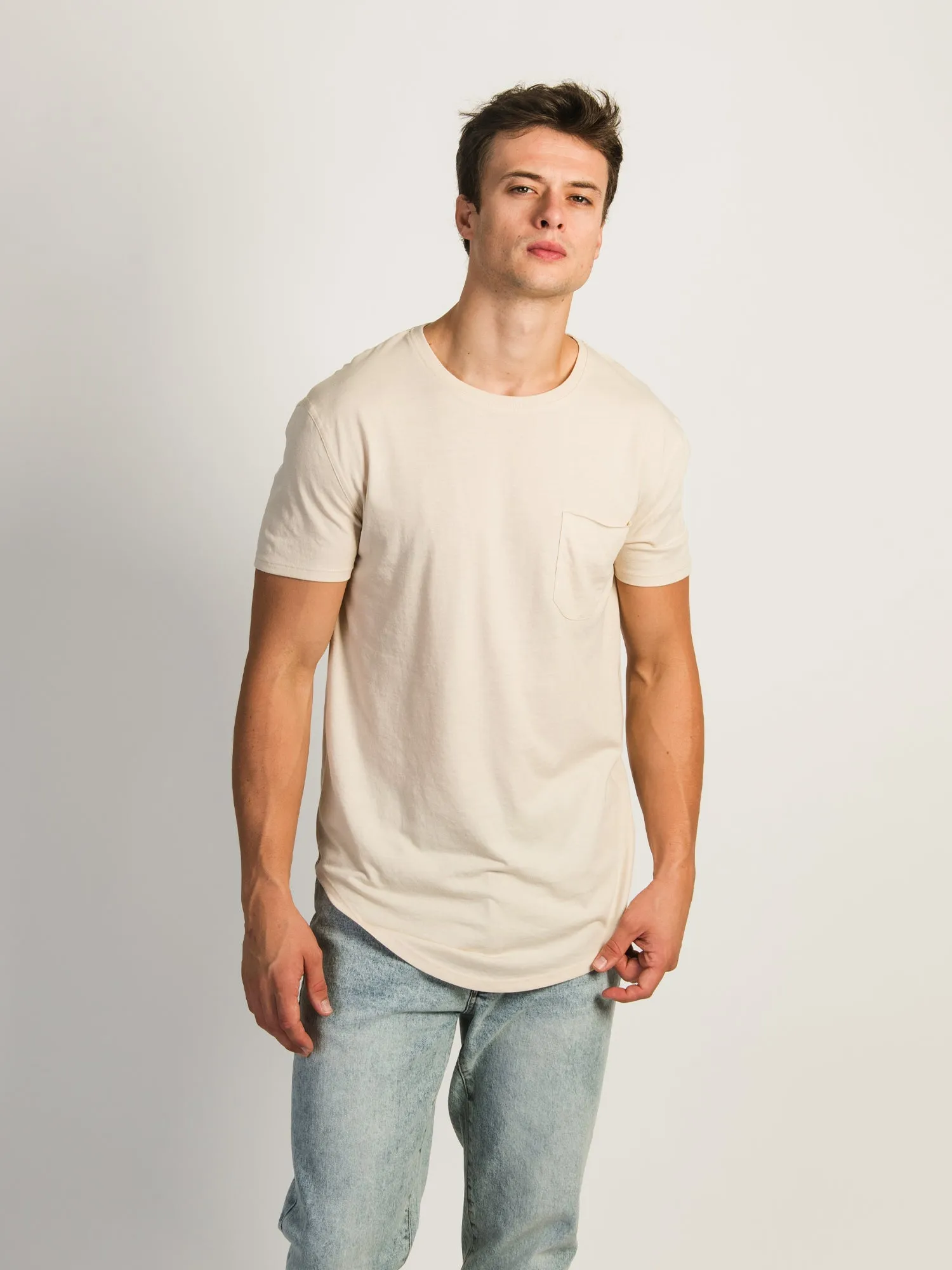 LONGLINE TEE- PARCHMENT sold by Boathouse