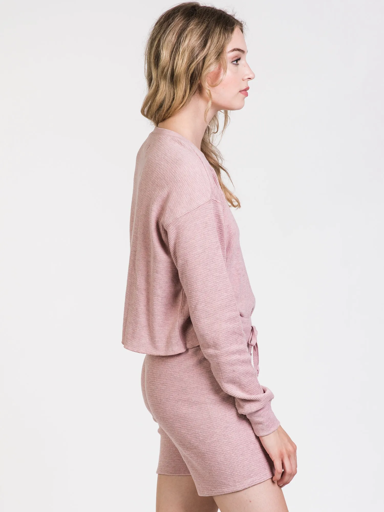 HARLOW SKYLAR LONG SLEEVE WAFFLE MIX - CLEARANCE sold by Boathouse product image thumbnail 3