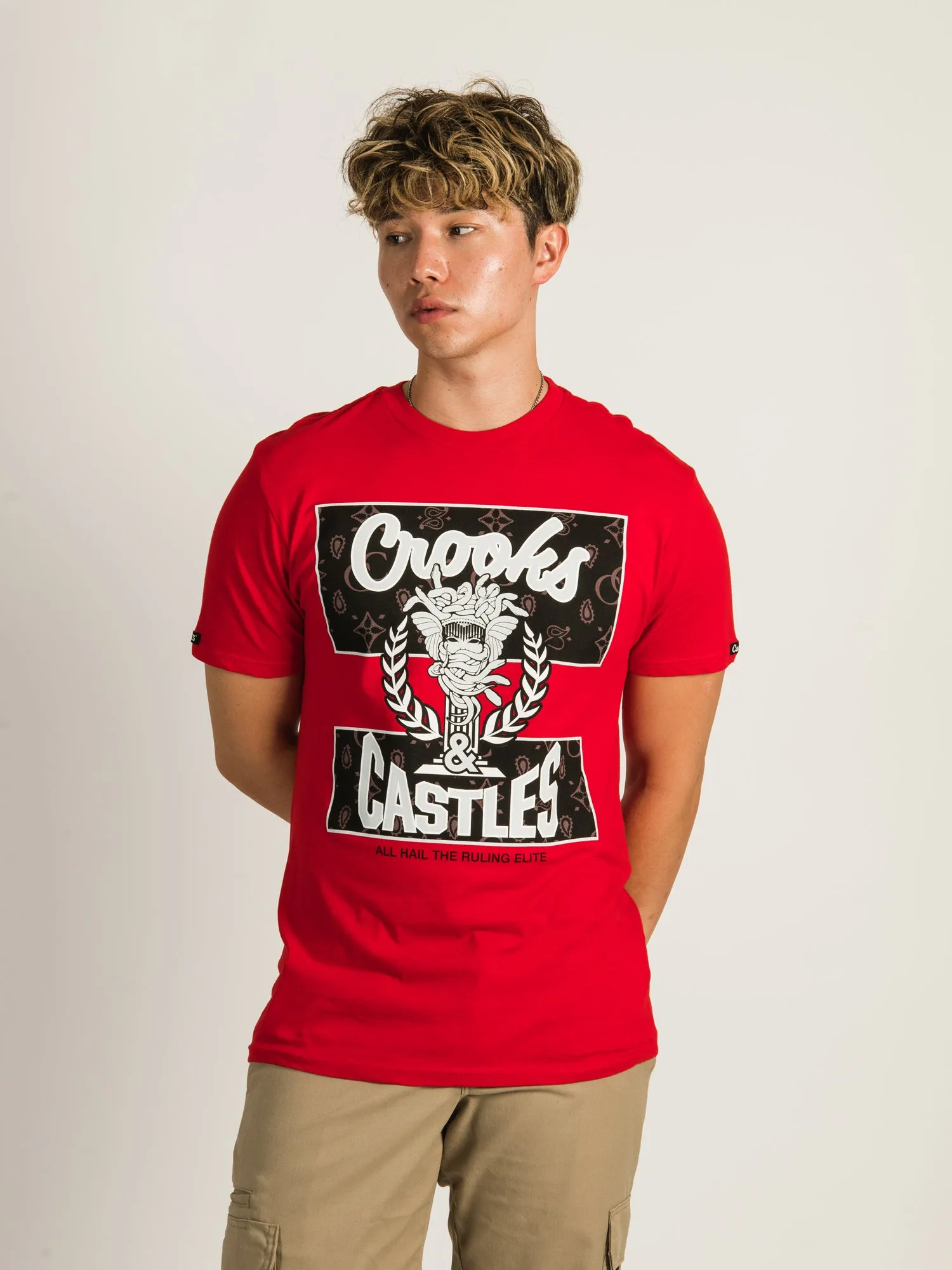CROOKS & CASTLES KLEPTO MEDUSA T-SHIRT sold by Boathouse