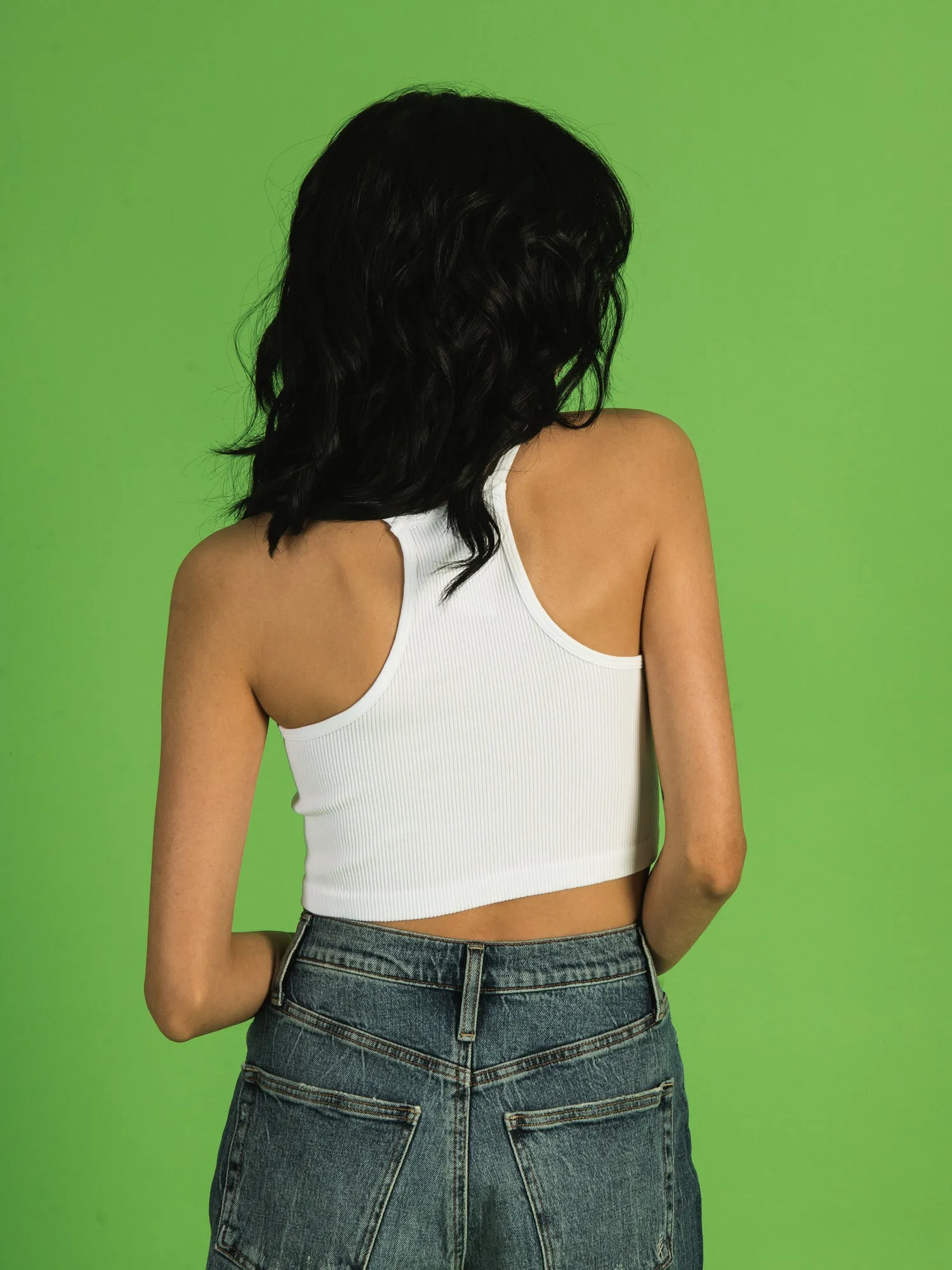 DYNAMIC THICK RIB CROP TANK - CLEARANCE sold by Boathouse product image thumbnail 2