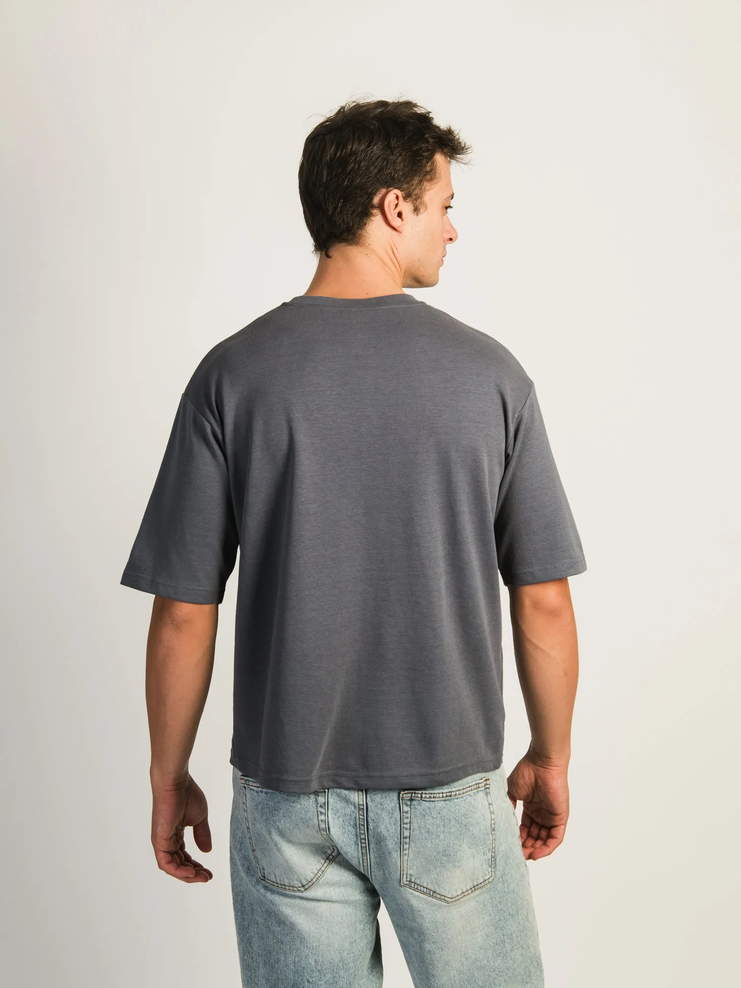 BOXY FIT TEE- DUSTY BLUE sold by Boathouse product image thumbnail 3